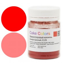 Краситель жирорастворимый Аллюра красный Cake Color, 10г
